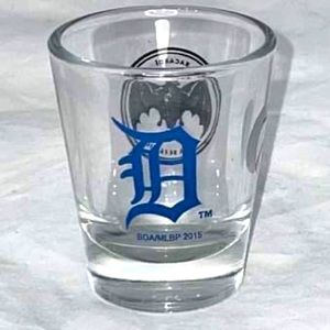 MLB 2015 Detroit Tigers Bacardi shot glass limited edition new in box
